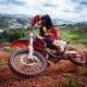 Motocross rider in a championship