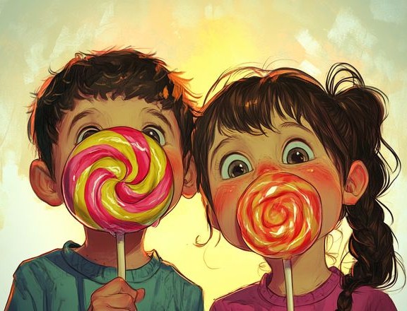 chupa chups ninos