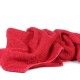The red towel isolated on white background