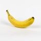 Freigestellte Banane auf Weißen hintergrund