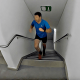 correr escaleras