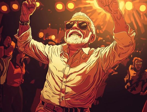 bailando en la discoteca