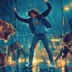 bailando en la lluvia entre leones y tigres